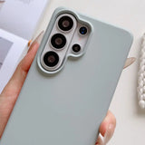 Liquid Silicone Flocking Protective Samsung Case