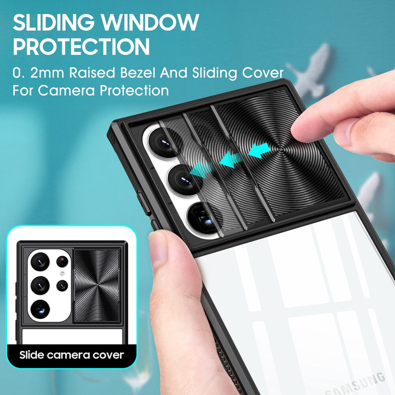 Shockproof Crystal Clear Samsung Galaxy Case - HoHo Cases