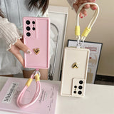Love Wrist Strap Case Samsung Cases