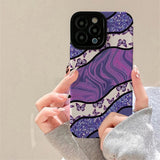 Fashion Leopard Grain Butterfly iPhone Case - HoHo Cases Purple / For iPhone 12