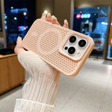 Luxury Summer Heat Dissipation iPhone Case