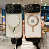 Plating Clear Magsafe iPhone Case
