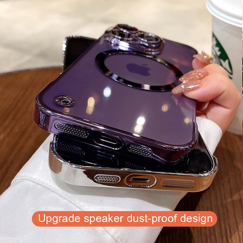 Luxury Plating Clear Frameless iPhone Case - HoHo Cases
