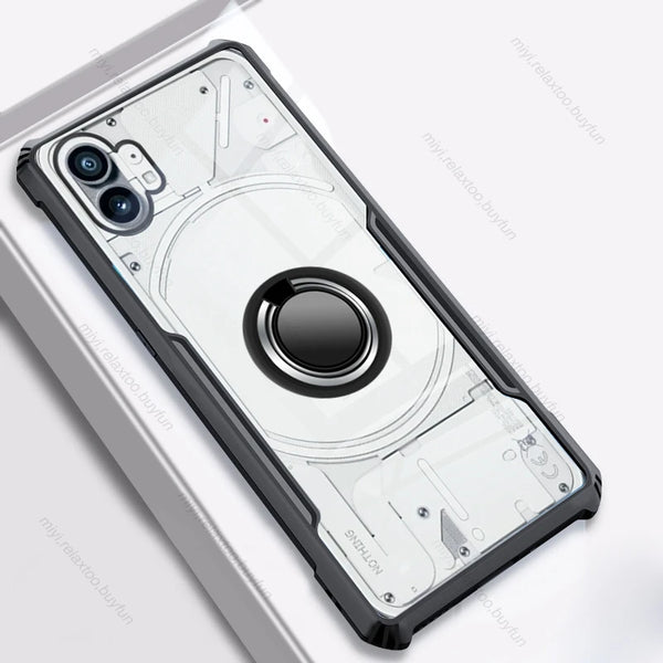 Shockproof Magnetic Holder Nothing Phone Case - HoHo Cases Nothing Phone 1 / black