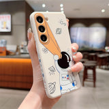 Cute Cartoon Astronaut Samsung Galaxy Case - HoHo Cases For Samsung Galaxy S23 / a