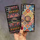 Ethnic Style Ring Stand Holder Samsung Galaxy Case - HoHo Cases