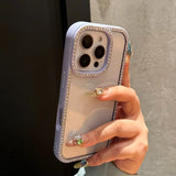 Luxury Transparent Diamond Jewelled iPhone Case