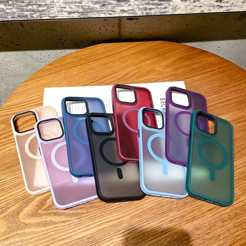 Fashion Candy Colors MagSafe iPhone Case