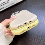 Luxury Shockproof  Plain Candy iPhone 15 Cases