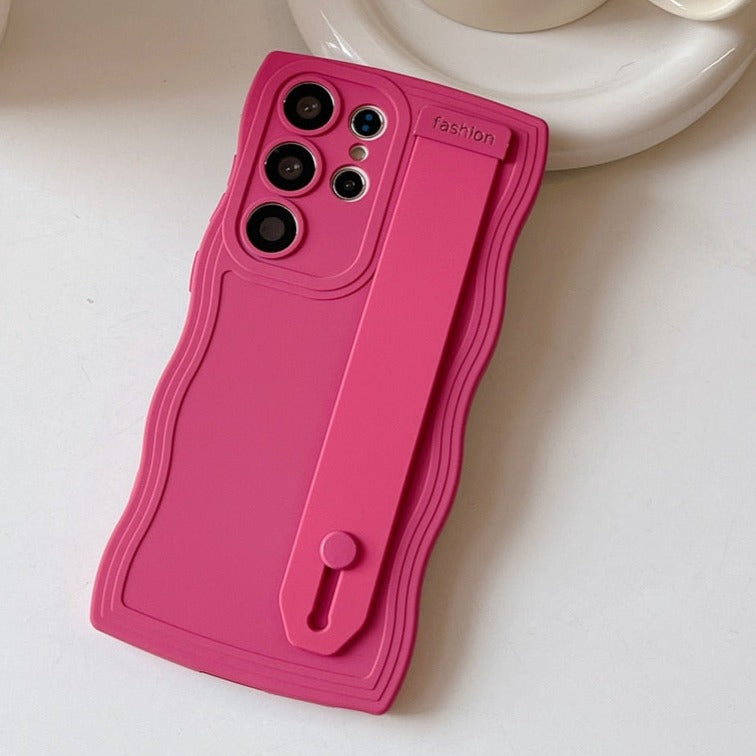 Candy Wristband Holder Samsung Galaxy Case - HoHo Cases Samsung Galaxy S23 / Rose Red