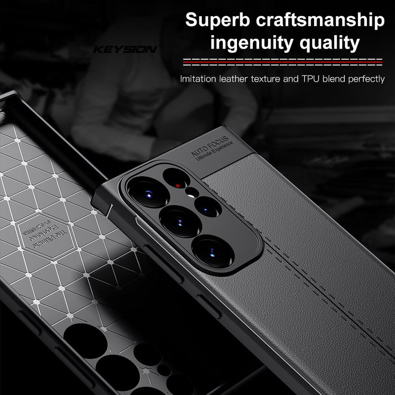 Soft Leather Texture Samsung Galaxy Case