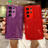 Soft TPU Glitter Transparent Samsung Case