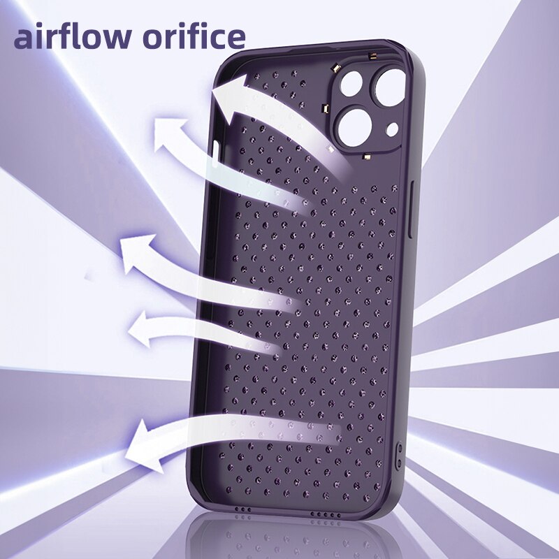 Matte Breathable Mesh MagSafe iPhone Case
