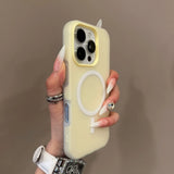 Luxury Candy Color MagSafe Matte iPhone Case
