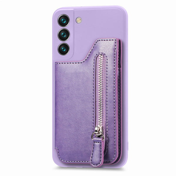 Zipper Wallet Cards Samsung Galaxy Case