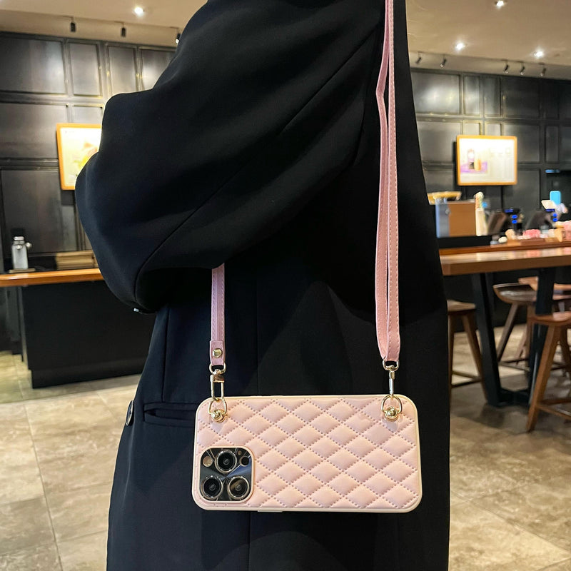 PU Leather Crossbody iPhone Case - HoHo Cases