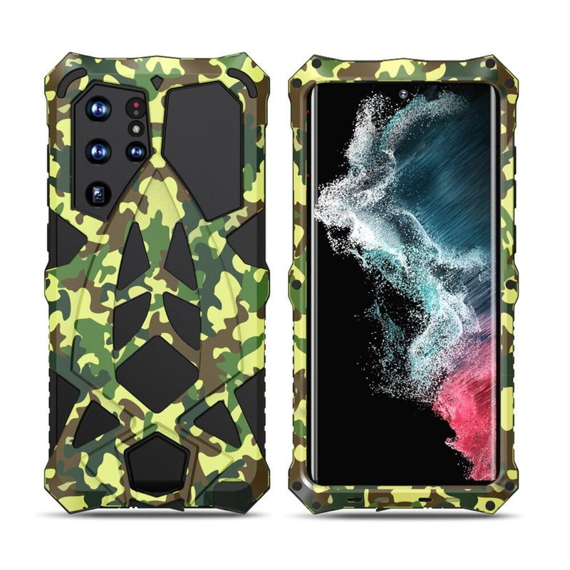 Heavy Duty Military Grade Samsung Galaxy Case - HoHo Cases For Samsung Galaxy S23 Ultra / Camouflage