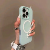 Luxury Candy Color MagSafe Matte iPhone Case