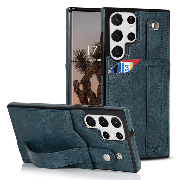 Wrist Strap Wallet Samsung Galaxy Case