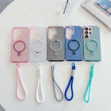 Acrylic Shockproof Samsung Cases with Strap