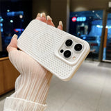Luxury Summer Heat Dissipation iPhone Case