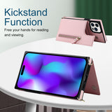 RFID Zipper Wallet Lanyard iPhone Case