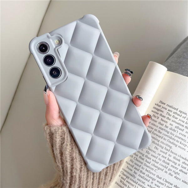 Silicone Soft Square Shockproof Samsung Case