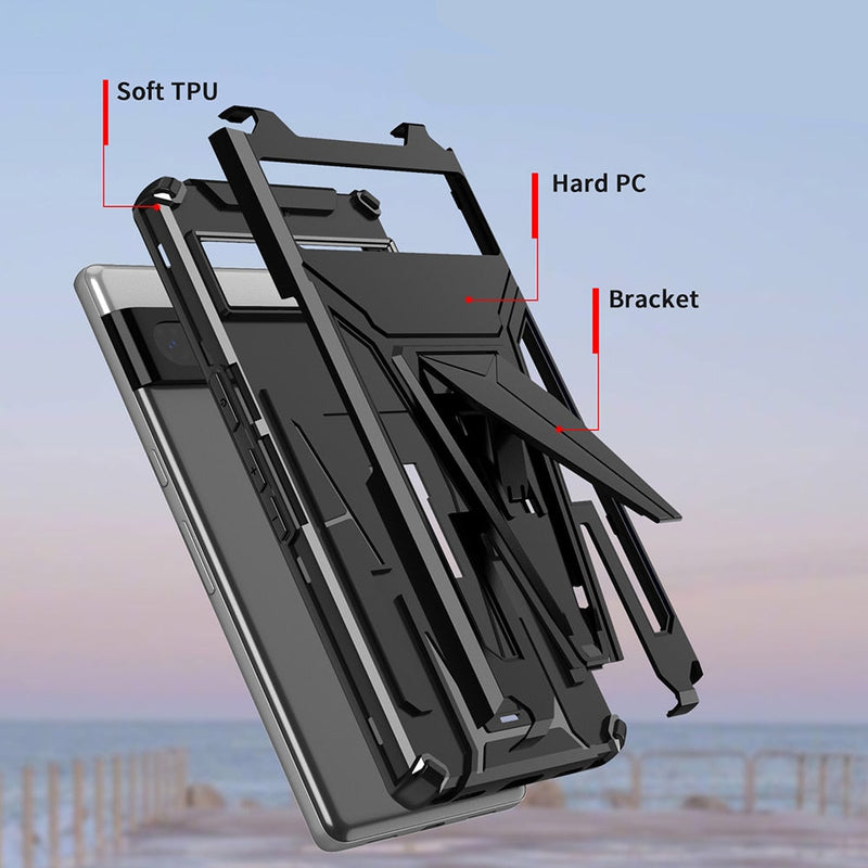 Magnetic Military Grade Google Pixel Case with Kickstand - HoHo Cases