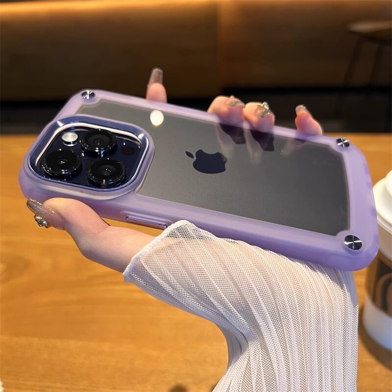 Transparent Hybrid TPU iPhone Case