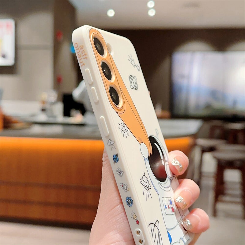 Cute Cartoon Astronaut Samsung Galaxy Case - HoHo Cases