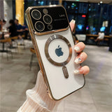 Plating Clear Magsafe iPhone Case