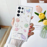 Glitter Silicone Clear Samsung Galaxy Case - HoHo Cases For Samsung Galaxy S23 / Transparent