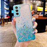 Clear Luxury Glitter Samsung Galaxy Case - HoHo Cases