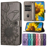 Wallet Sunflower Anti Drop Google Pixel Case