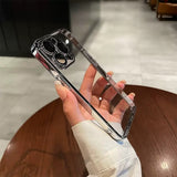 Luxury Plating Transparent Silicone iPhone Case - HoHo Cases