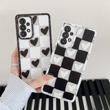 Fashion Lattice Heart Samsung Galaxy Case - HoHo Cases