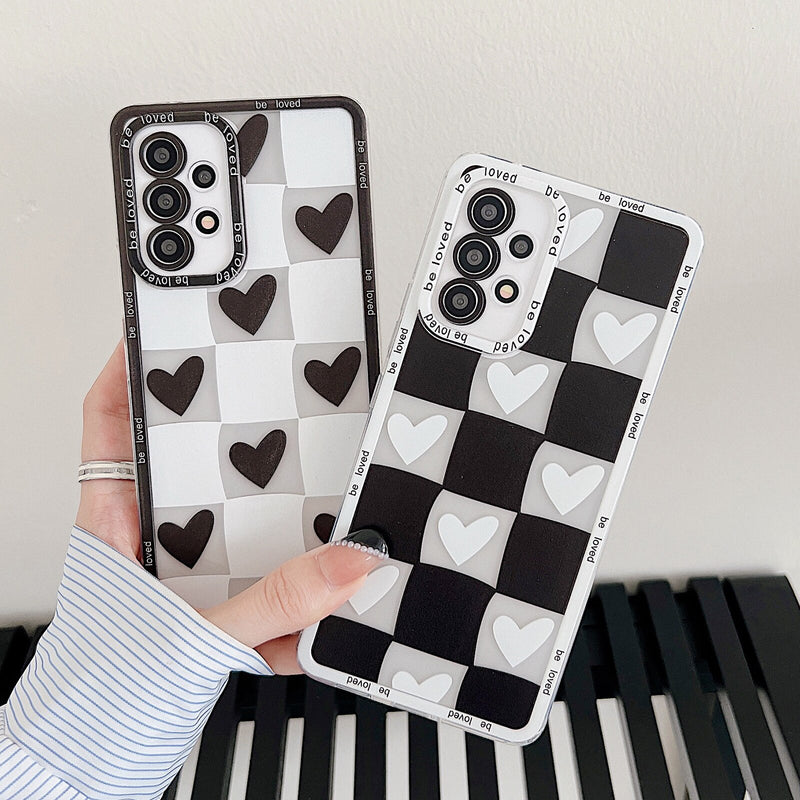 Fashion Lattice Heart Samsung Galaxy Case - HoHo Cases