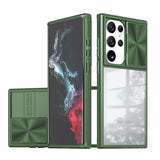 Bumper Shockproof Samsung Galaxy Case - HoHo Cases For Samsung Galaxy S23 Ultra / Dark Green
