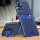 Luxury Leather Samsung Galaxy Case with Card Holder - HoHo Cases For Samsung Galaxy Note 20 / Dark Blue