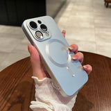 Luxury Liquid Silicone MagSafe iPhone Case