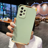 Luxury Plating Edge Samsung Galaxy Case - HoHo Cases Samsung Galaxy S22 / Light Green