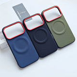 Luxury Magnetic Soft TPU Nylon iPhone Case