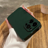Luxury Lambskin Leather Shockproof iPhone Case