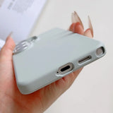 Liquid Silicone Flocking Protective Samsung Case