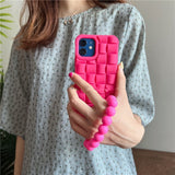 3D Weave Bracelet Soft Silicone iPhone Case