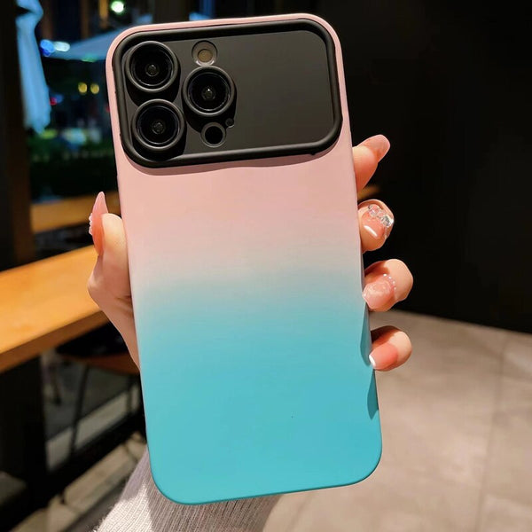 Luxury Gradient Soft Silicone iPhone Case