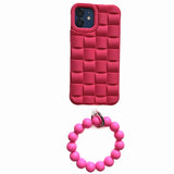 3D Weave Bracelet Soft Silicone iPhone Case