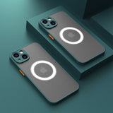 Luxury Magnetic Shockproof Matte iPhone Case