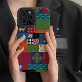 Fashion Animal Plaid iPhone Case - HoHo Cases A / For iPhone 12