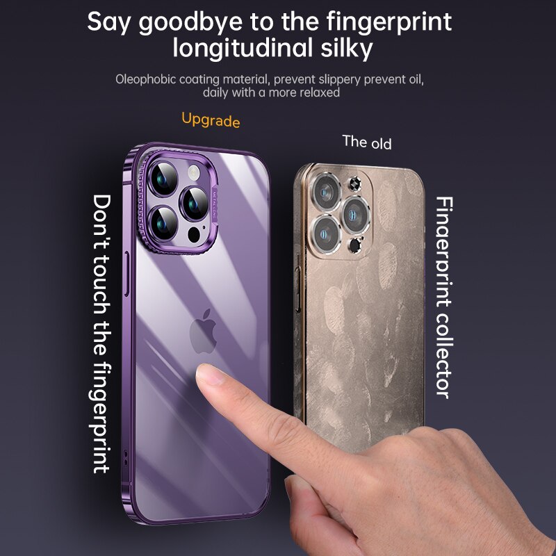 Luxury Shockproof Clear iPhone 15 Cases